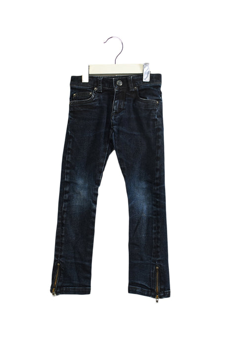 A Navy Jeans from Bonpoint in size 3T for girl. (Front View)