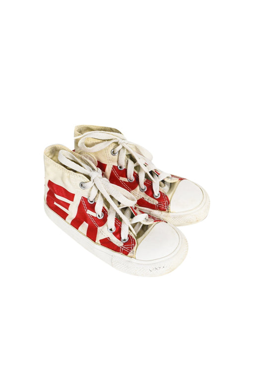 A Ivory Sneakers from Converse in size 4T for neutral. (Front View)