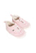 A Pink Sneakers from Armani in size 3-6M for girl. (Front View)