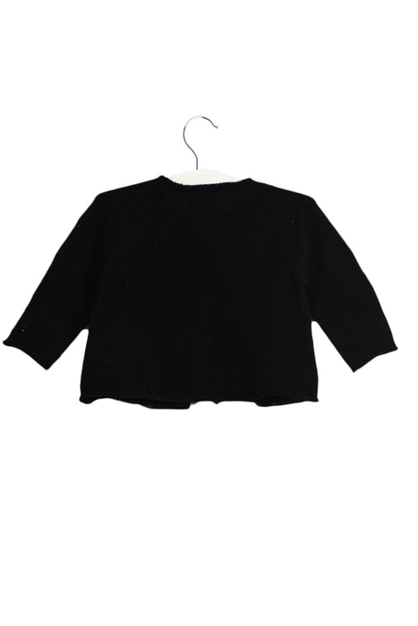 A Black Cardigans from Louis Louise in size 0-3M for girl. (Back View)