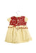 A Beige Short Sleeve Dresses from I Pinco Pallino in size 6-12M for girl. (Back View)