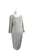 A Ivory Long Sleeve Dresses from A Pea in the Pod in size M for maternity. (Front View)