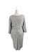 A Ivory Long Sleeve Dresses from A Pea in the Pod in size M for maternity. (Back View)