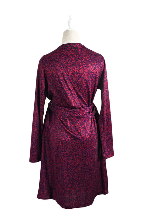 A Red Long Sleeve Dresses from Mayarya in size M for maternity. (Back View)