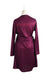 A Red Long Sleeve Dresses from Mayarya in size M for maternity. (Back View)