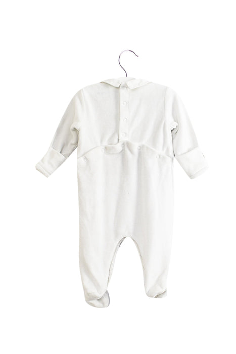 A White Long Sleeve Jumpsuits from Jojo Maman Bébé in size 0-3M for neutral. (Back View)