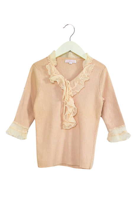 A Pink Knit Sweaters from Nicholas & Bears in size 4T for girl. (Front View)