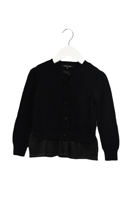 A Black Cardigans from Nicholas & Bears in size 3T for girl. (Front View)