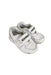 A White Sneakers from New Balance in size 5T for neutral. (Front View)