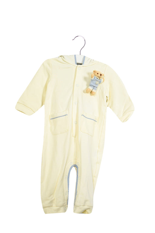 A Ivory Long Sleeve Jumpsuits from Nicholas & Bears in size 3-6M for boy. (Front View)