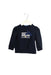 A Navy Long Sleeve Tops from Nicholas & Bears in size 12-18M for girl. (Front View)