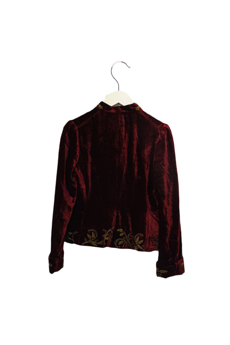 A Red Lightweight Jackets from Ralph Lauren in size 6T for girl. (Back View)