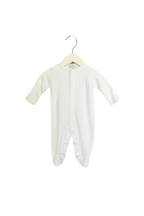A White Long Sleeve Jumpsuits from Kissy Kissy in size 0-3M for neutral. (Front View)