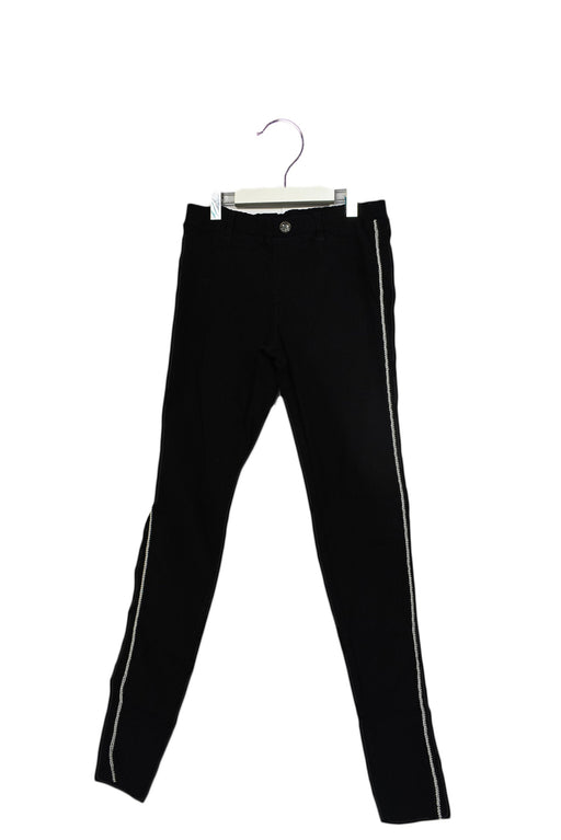 A Black Casual Pants from IKKS in size 12Y for girl. (Front View)