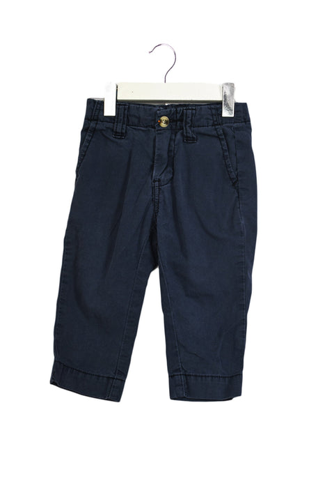 A Navy Casual Pants from Seed in size 3-6M for boy. (Front View)