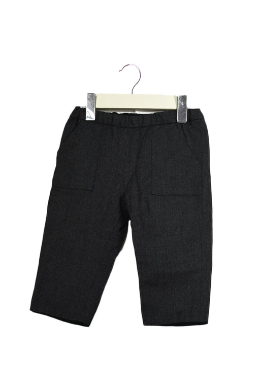 A Grey Casual Pants from Bonpoint in size 6-12M for neutral. (Front View)