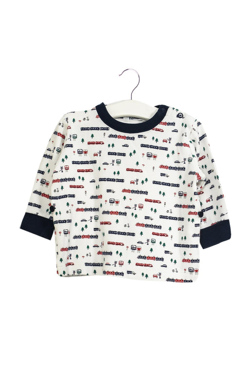 A White Separates from Familiar in size 12-18M for boy. (Front View)