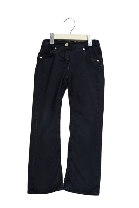 A Navy Casual Pants from Microbe by Miss Grant in size 4T for boy. (Front View)