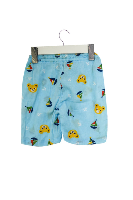 A Blue Casual Pants from Miki House in size 3-6M for boy. (Back View)