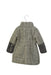 A Grey Coats from Monnalisa in size 4T for girl. (Back View)
