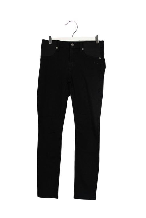 A Black Jeans from 7 For All Mankind in size S for maternity. (Front View)