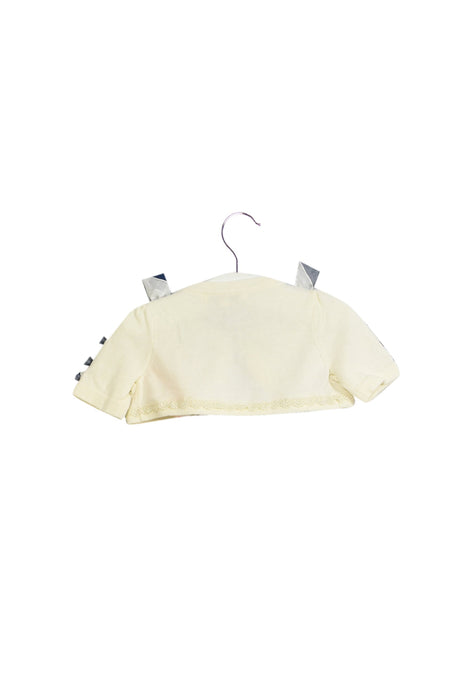 A White Cardigans from Nicholas & Bears in size 0-3M for girl. (Back View)