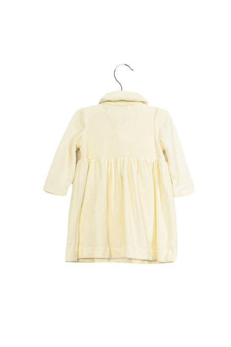 A Ivory Long Sleeve Dresses from Ralph Lauren in size 3-6M for girl. (Back View)