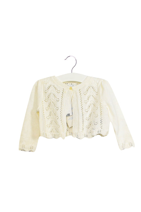 A Ivory Cardigans from Ralph Lauren in size 6-12M for girl. (Front View)