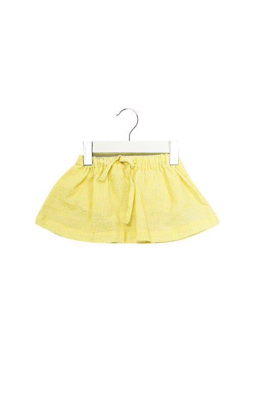 A Yellow Short Skirts from Bout'Chou in size 3-6M for girl. (Front View)