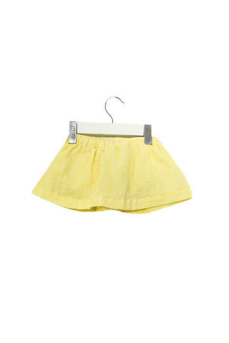 A Yellow Short Skirts from Bout'Chou in size 3-6M for girl. (Back View)