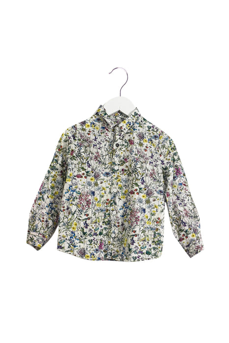 A Multicolour Long Sleeve Tops from IKKS in size 3T for girl. (Front View)