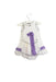 A White Sleeveless Dresses from Monnalisa in size 12-18M for girl. (Back View)