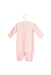 A Pink Long Sleeve Rompers from Familiar in size 0-3M for girl. (Back View)