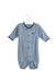 A Blue Long Sleeve Rompers from Familiar in size 0-3M for boy. (Front View)