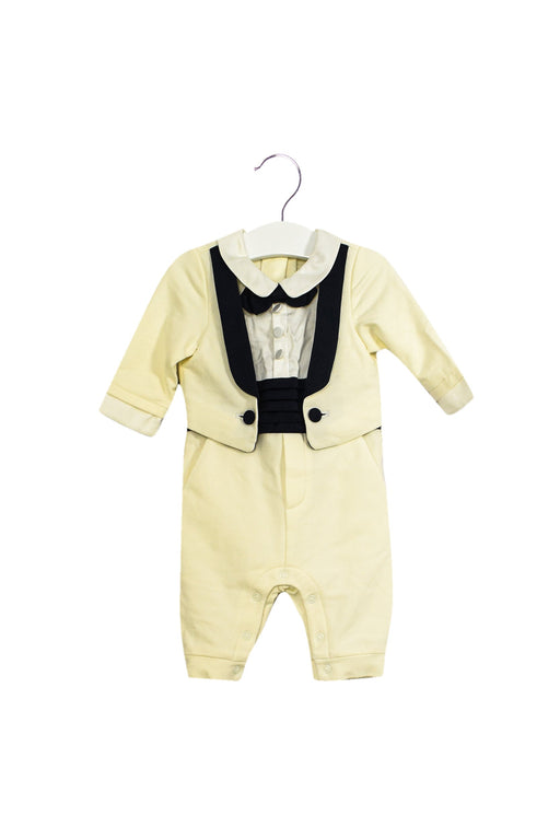A White Jumpsuits from Nicholas & Bears in size 0-3M for boy. (Front View)