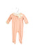 A Pink Long Sleeve Jumpsuits from Nanos in size 3-6M for girl. (Front View)