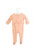 A Pink Long Sleeve Jumpsuits from Nanos in size 3-6M for girl. (Back View)