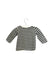 A Grey Long Sleeve Tops from 1 + in the family in size 0-3M for neutral. (Back View)