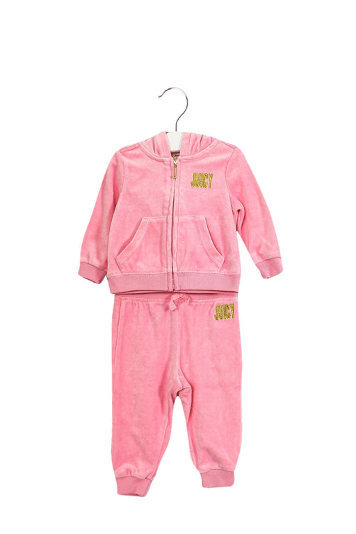 A Pink Pants Sets from Juicy Couture in size 6-12M for girl. (Front View)