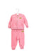 A Pink Pants Sets from Juicy Couture in size 6-12M for girl. (Front View)
