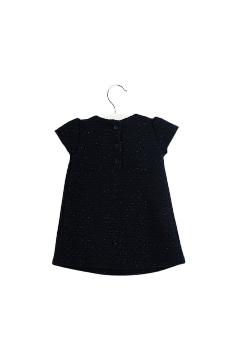 A Navy Short Sleeve Dresses from J by Jasper Conran in size 6-12M for girl. (Back View)
