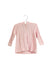 A Pink Cardigans from Purebaby in size 6-12M for girl. (Front View)