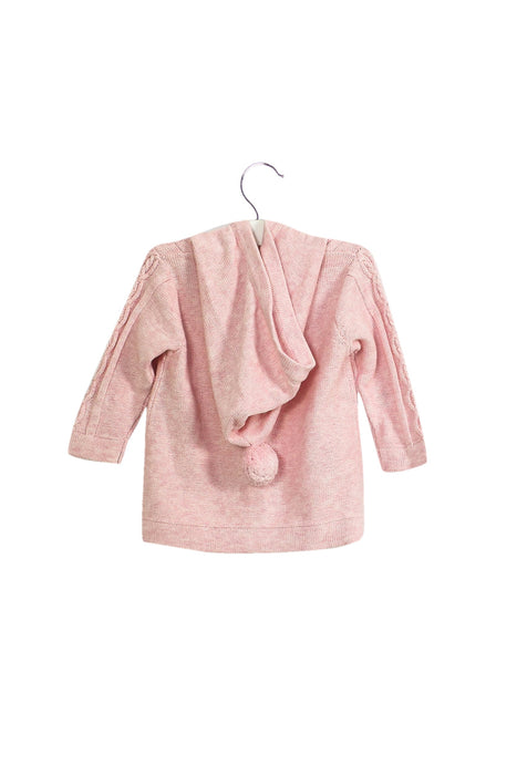 A Pink Cardigans from Purebaby in size 6-12M for girl. (Back View)