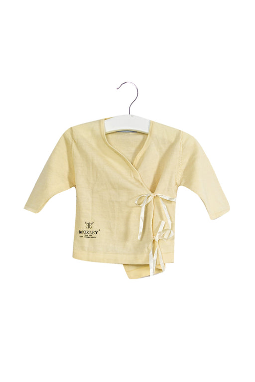 A Ivory Cardigans from Morley in size 6-12M for neutral. (Front View)