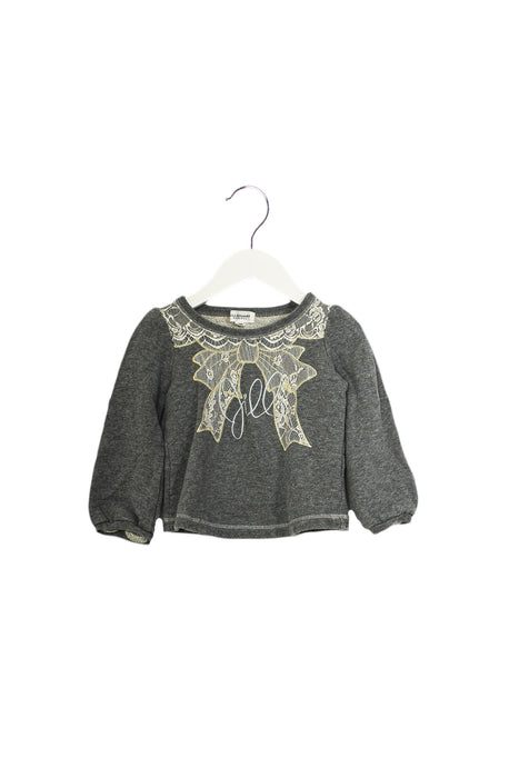 A Grey Crewneck Sweatshirts from Jill Stuart in size 2T for girl. (Front View)