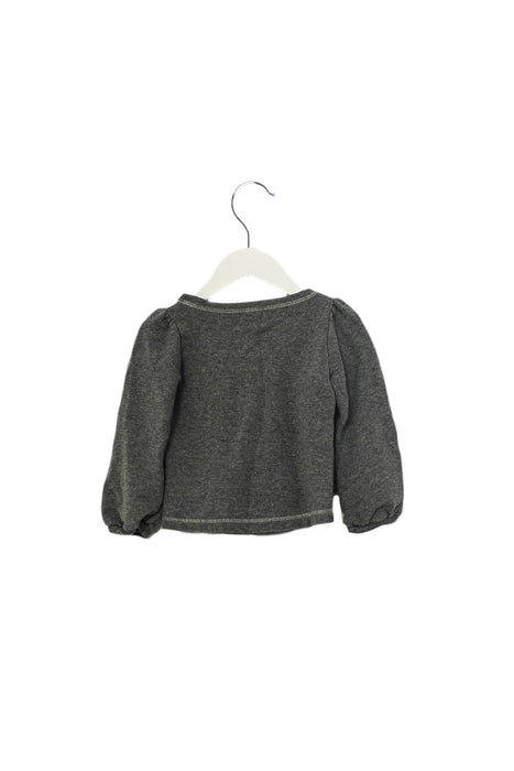 A Grey Crewneck Sweatshirts from Jill Stuart in size 2T for girl. (Back View)