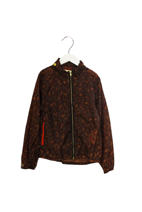 A Brown Lightweight Jackets from Bellerose in size 8Y for girl. (Front View)