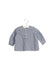 A Blue Long Sleeve Tops from Bonpoint in size 3-6M for neutral. (Front View)
