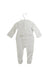 A White Long Sleeve Jumpsuits from Jacadi in size 3-6M for girl. (Back View)