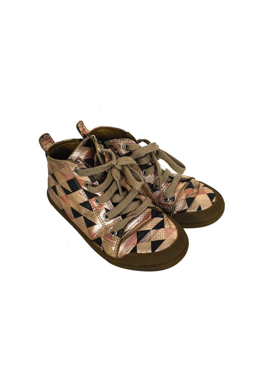 A Pink Sneakers from 10 IS in size 4T for girl. (Front View)